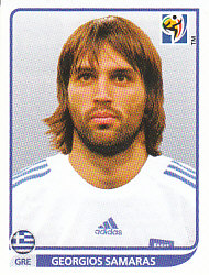 Georgios Samaras Greece samolepka Panini World Cup 2010 #180